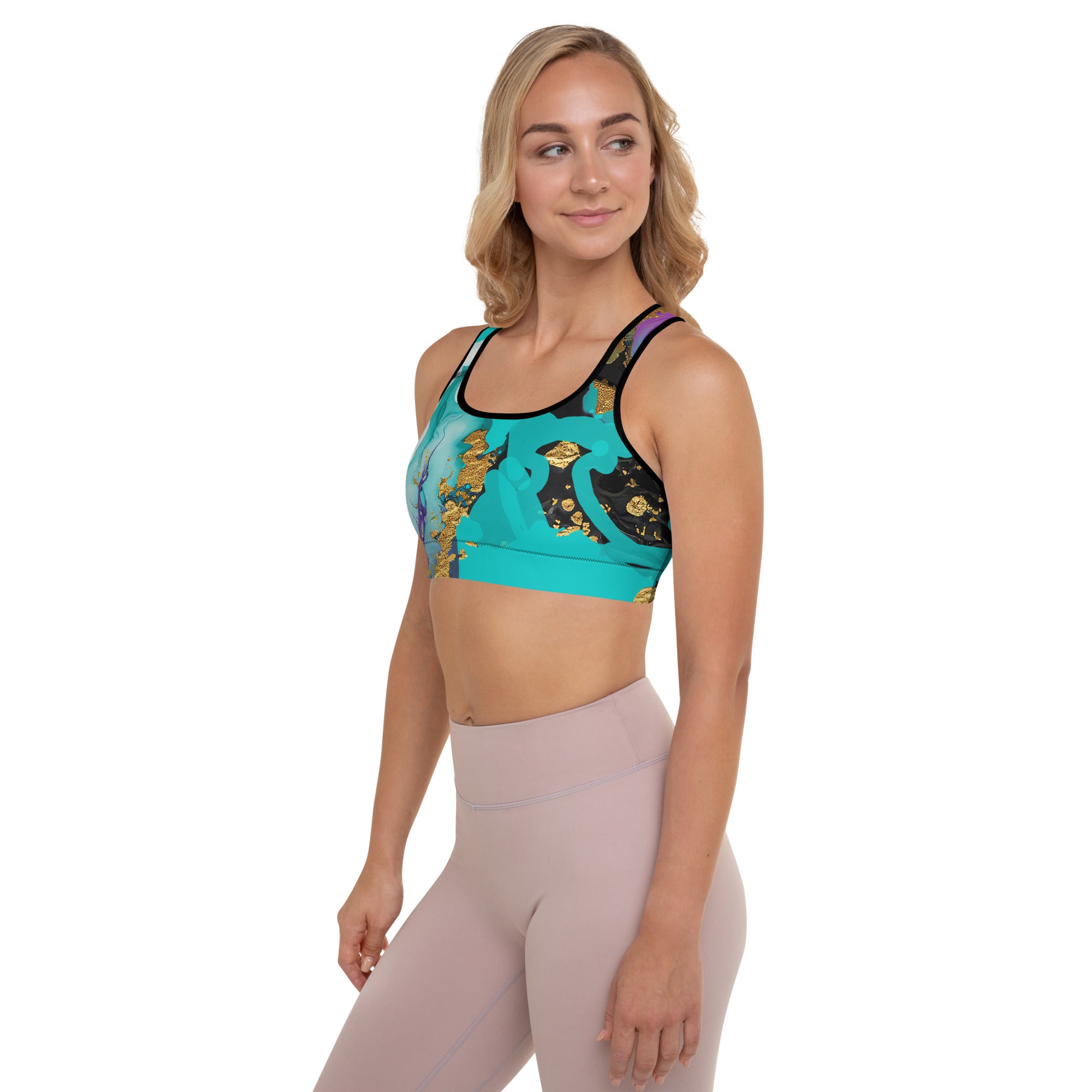 Gym Top for Women. Sports Bra. Fitness top or Dance top. Yoga top or bra for pilates. Artz by WickedYo.